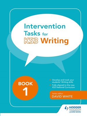 cover image of Intervention Tasks for Writing Book 1